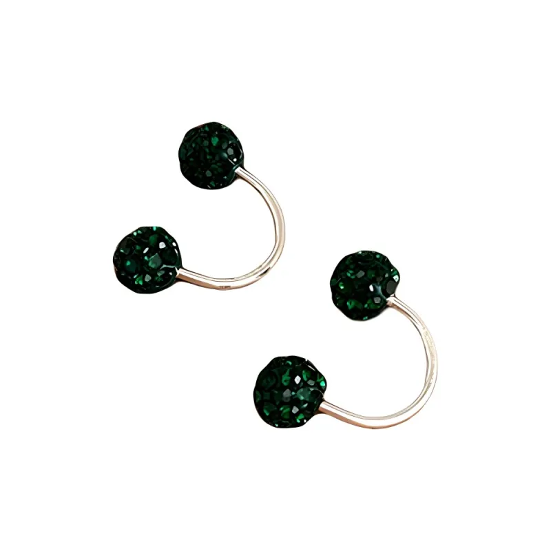 AAJF S999 Fine Silver Stud Earrings Women's-11