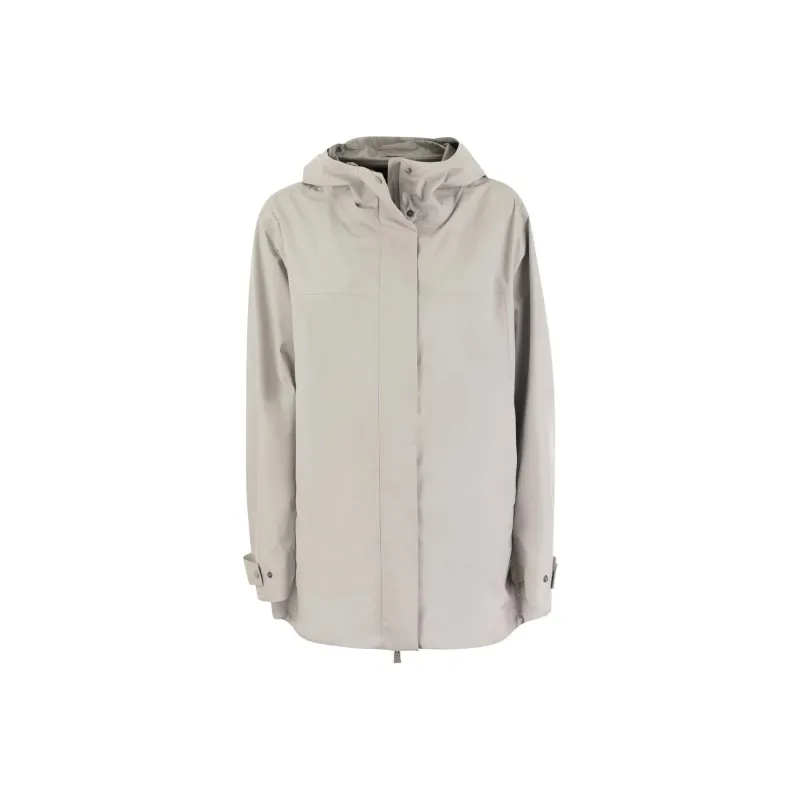 HERNO Straight Hem Hooded Jacket-0