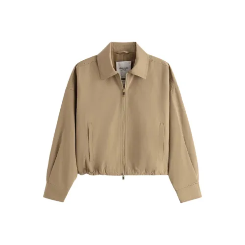 Abercrombie＆Fitch Jackets & Coats Women's Khaki
