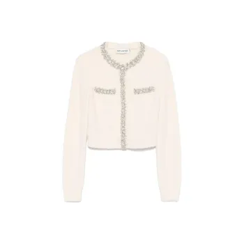 Self portrait Embellished Long Sleeved Cardigan