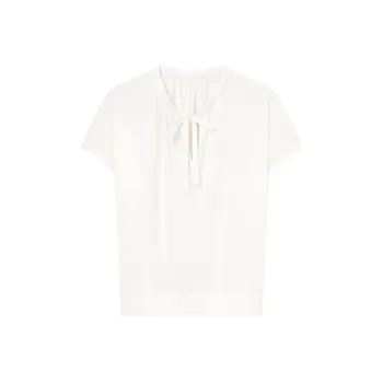 Orange Desire Shirt Women's Elegant White