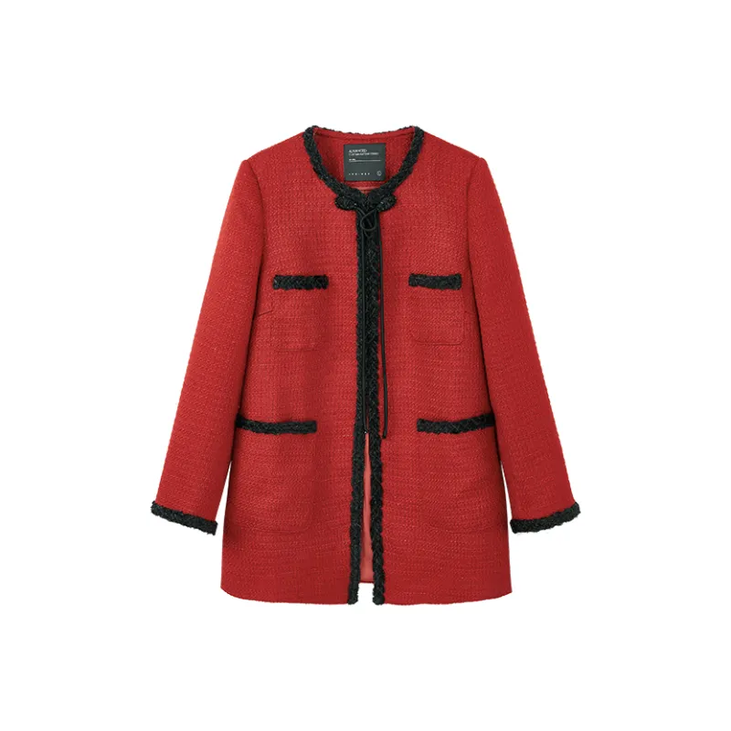 Yu Qianwen Jackets Coats Women's China Red-0