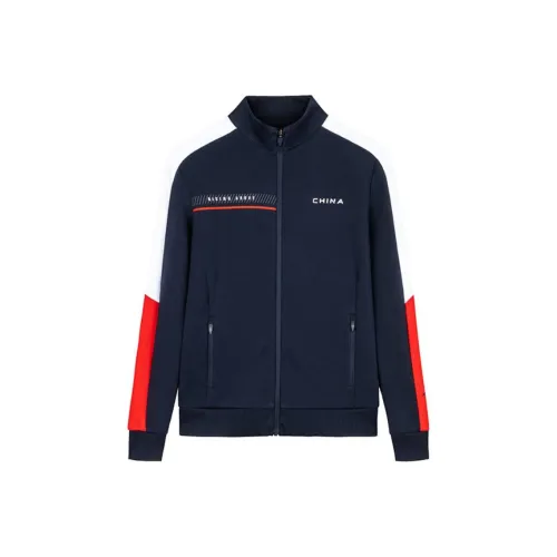 Anta Variety Training Collection Jackets Coats Women's Midnight Blue/Snowflake White/Classic Red