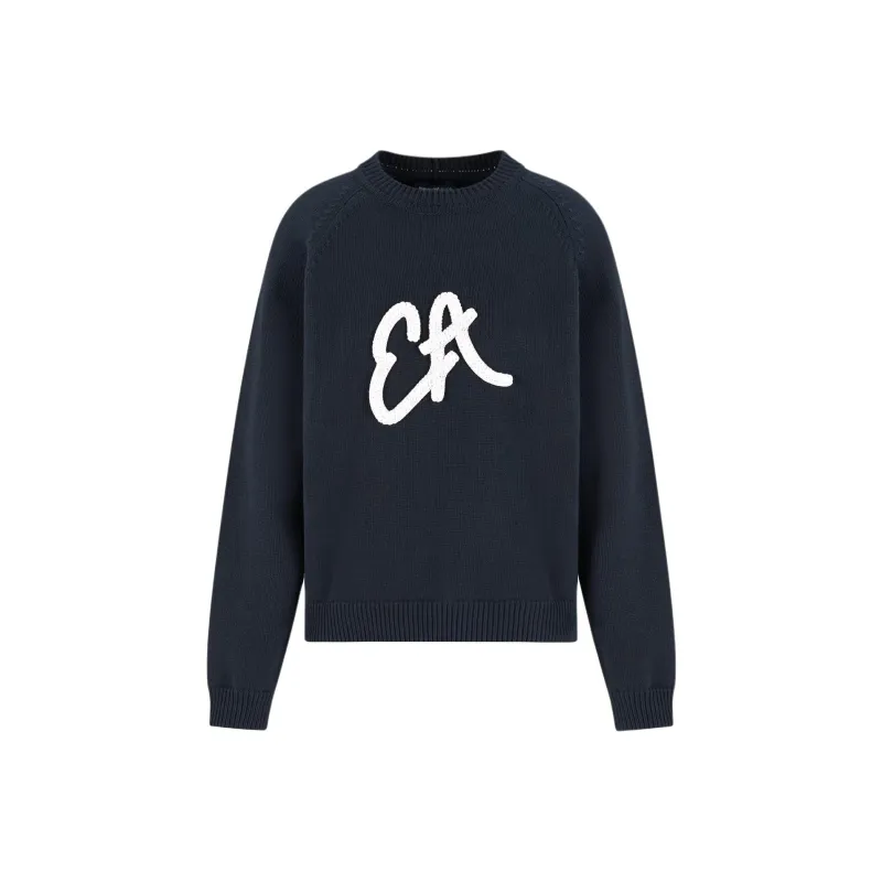 EMPORIO ARMANI Icon Jumper With Oversized Ea Logo-0
