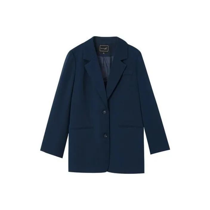 OUNIXUE Business Suits Women's Dark Blue-0