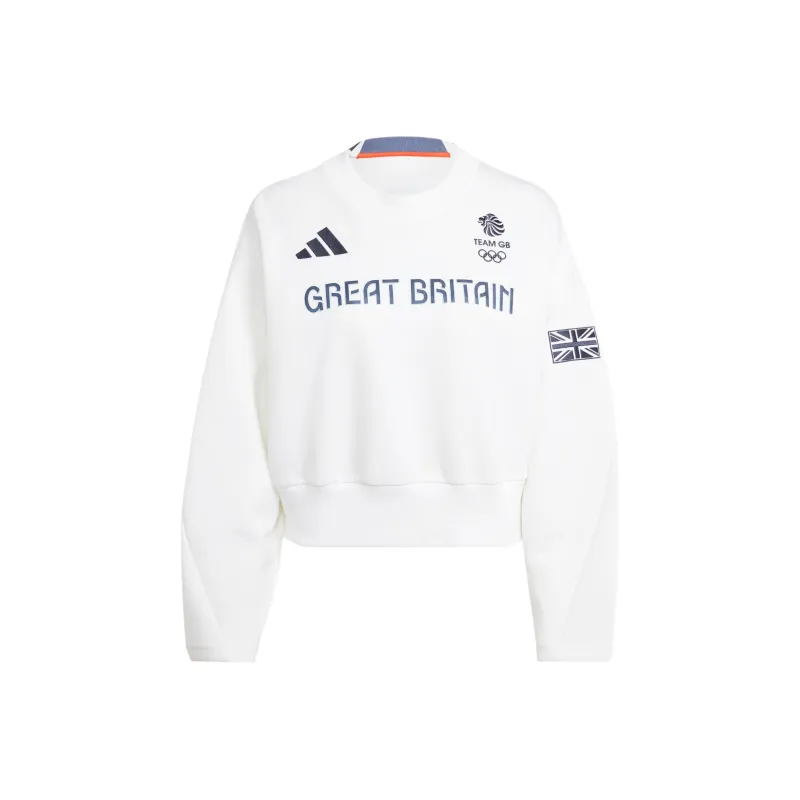 Adidas UK Training Sweatshirt-Olympics Collection Team GB Sweatshirt Sweatshirt Women's White-0