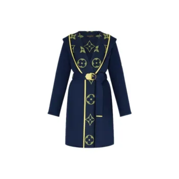 LOUIS VUITTON Coats Women's Dark Blue