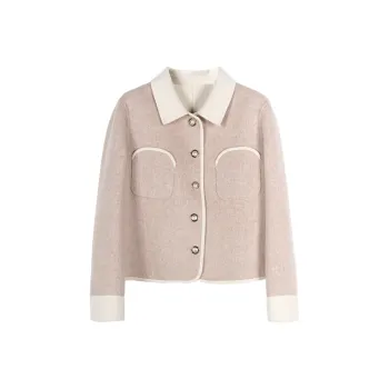 MISSSHINE Coats Women's Oat