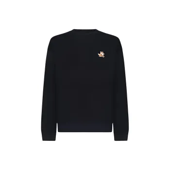 Maison Kitsune Speedy Fox Patch Crewneck Sweatshirt