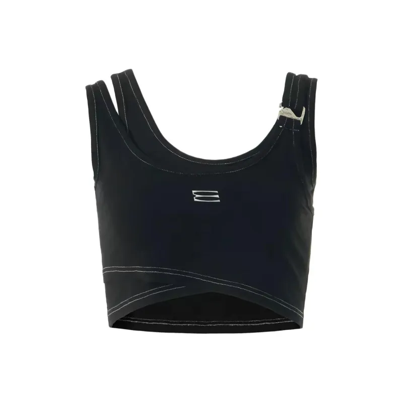 DOKZB Tank Tops Women's Black-1