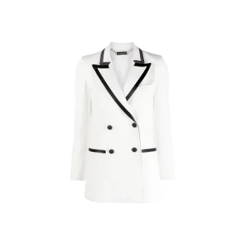 PHILIPP PLEIN Contrasting trim Detail Blazer