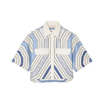 Sandro X Louise Bourgeois Striped Shirt