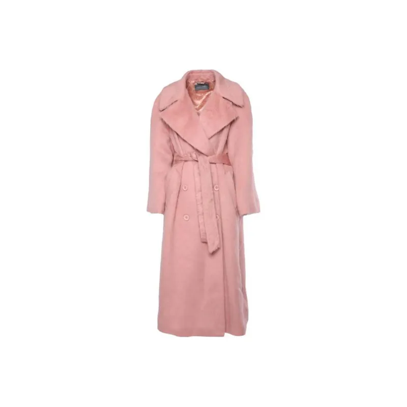 ALBERTA FERRETTI Coats Women's Pink-0