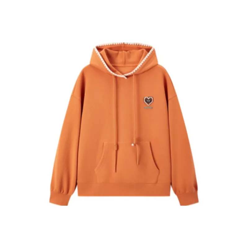 EICHITOO Sweatshirt Women's Dark Orange-0