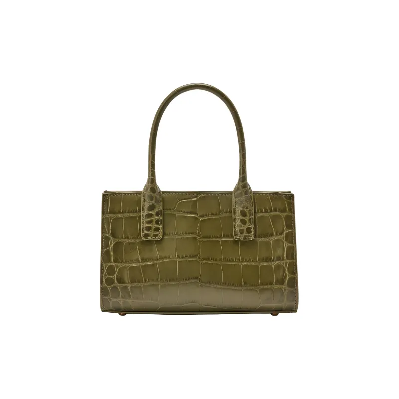 FANSIZHE VERSACE Calfskin Shoulder Bag, Crossbody Bag, Handbag Regular Women's Green-2