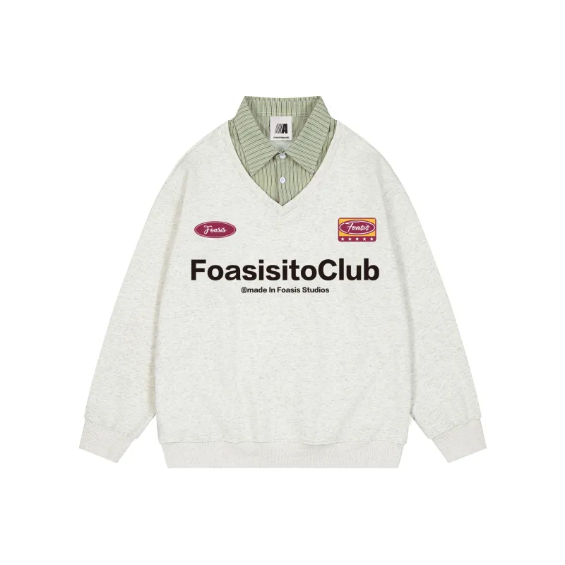 FOASIS Sweatshirt Unisex Light Gray-0
