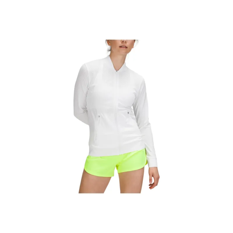 Lululemon Seamless Jackets Coats Women's Raw White-0