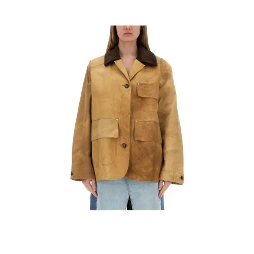 Stella McCartney Corduroy Collar Aged Jacket