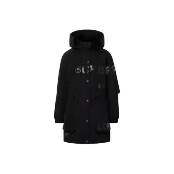 Burberry Coats Women's Black