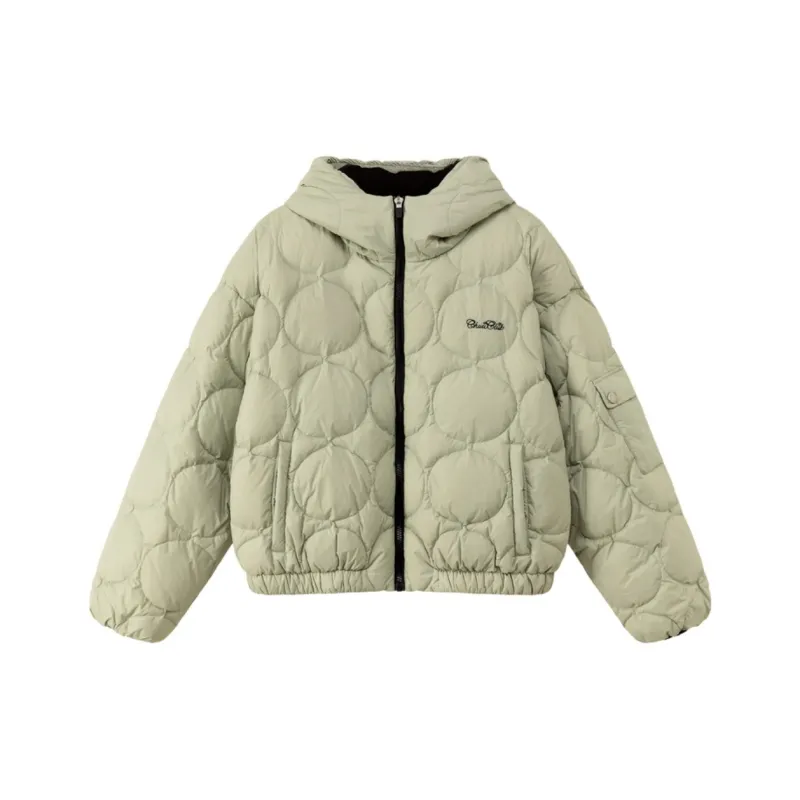 CHUU Down Jacket Women's Gray Pea Green-0