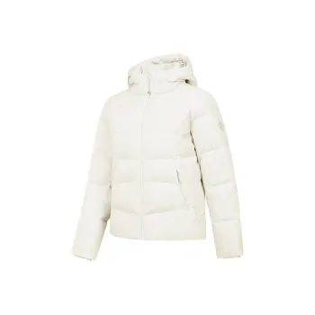 QIAODAN Variety Training Collection Down Jacket Women's Cream White