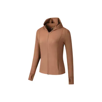 Anta Variety Training Collection Jackets & Coats Women's Latte Brown