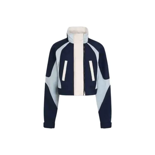 Moose Knuckles SS25 Jackets Coats Women's Navy Blue/Oxygen Blue
