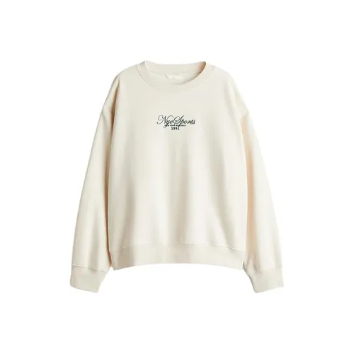 H&M Sweatshirts Women's Cream