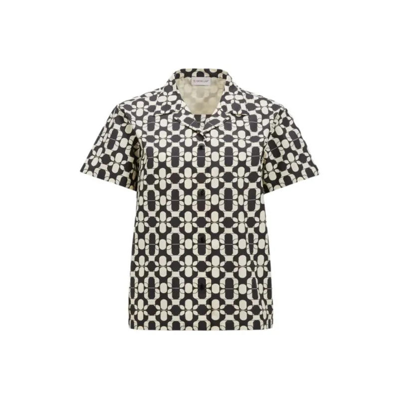 Moncler Geometric print Cotton Shirt-0