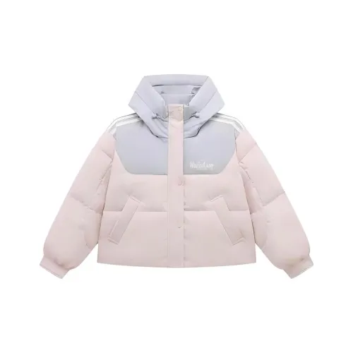XTEP Down Jacket Women's Misty Gray/Misty Moon Pink