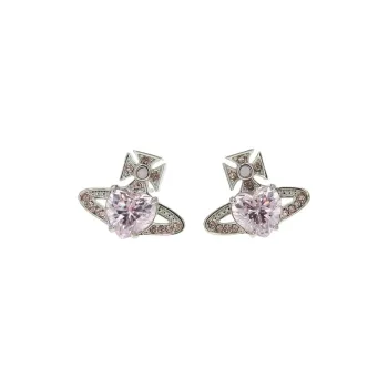 Vivienne Westwood Embellished Orb Plaque Earrings
