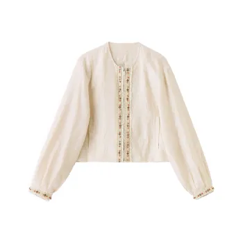 Yi Mengyuan Jacket Women's Beige