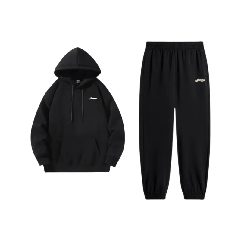 LiNing Sports Life Collection Casual Sportswear Unisex Black-0