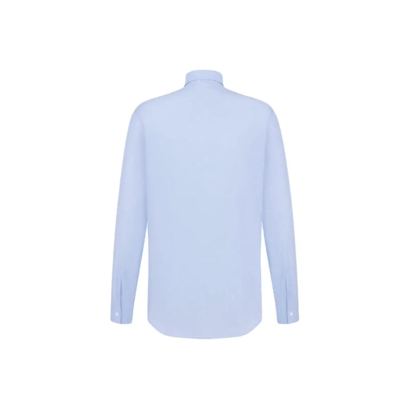 DIOR Shirts Men Blue-1