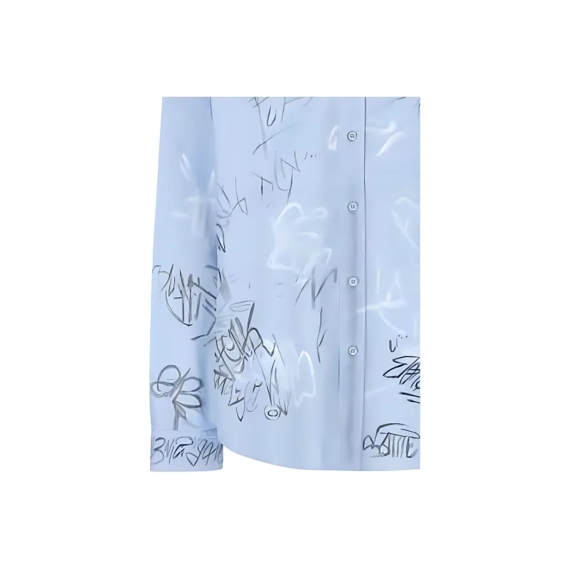Balenciaga Graffiti Shirt-4