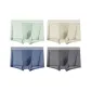 Light Emerald Green+Tea Umber+Ink Blue+Ink Cloud Gray[120S Cool Ice Silk 10A Antibacterial]