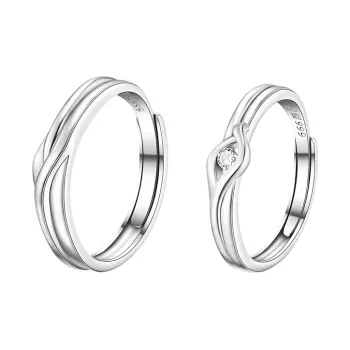 SOFTDORA S999 Fine Silver Rings Unisex
