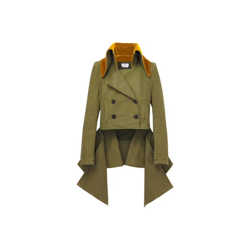 Alexander McQueen Jackets & Coats Women's Khaki-0