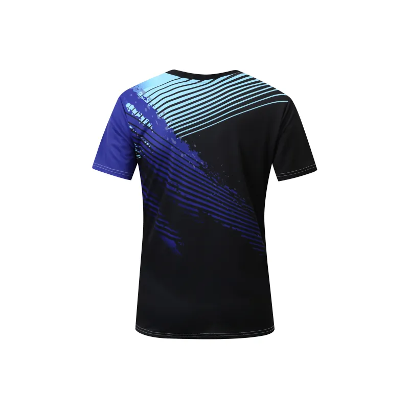 RSL Badminton Jerseys Unisex Black/Blue-1