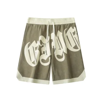 JIANWANG Casual Shorts Unisex Apricot