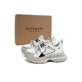 La Chapelle Wear resistant, Lightweight, Breathable, And Non slip. Low Top Chunky Sneakers Women's Gray