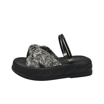 LXVB Rubber Sole Slip Resistant Slide Slippers Women's