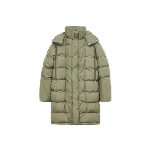 LOEWE SS24 Down Jacket Women's Laurel Green