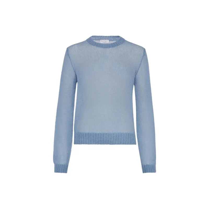 Brunello Cucinelli Long Sleeved Crewneck Jumper-0