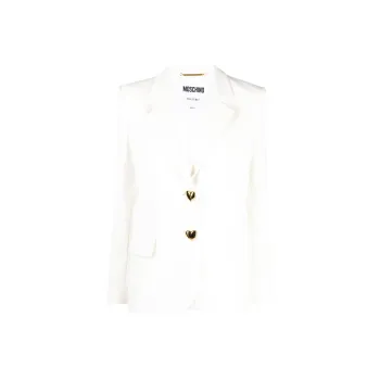 MOSCHINO Heart-Shaped Buttons Tailored Blazer