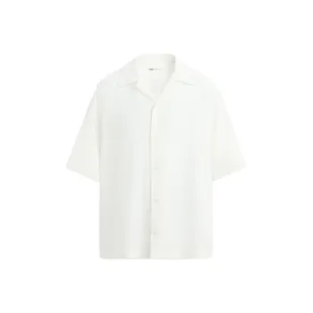 ZARA Shirts Men Frosted White