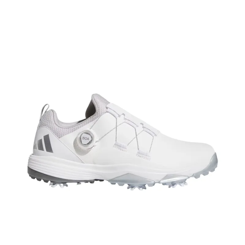 Adidas POWERFADE Shock Absorbers With Slip Resistant Features Low Top Golf Shoes Men's White Gray-1