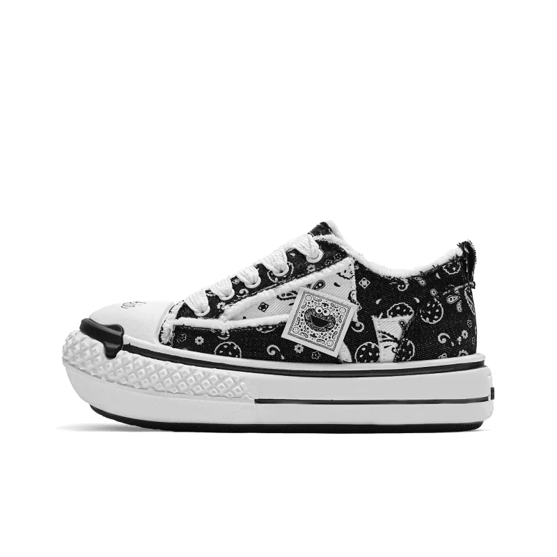 SESAME STREET Platform Canvas Shoes Unisex-7