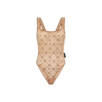 Marine Serre SS25 Jumpsuit Women's Beige
