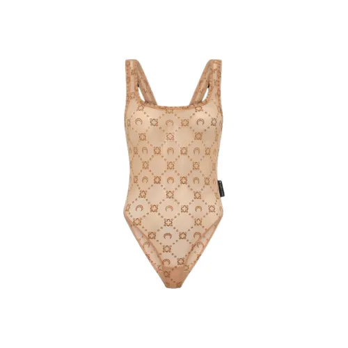 Marine Serre SS25 Jumpsuit Women's Beige
